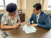 Mais Saúde: Deputado Cássio Gois recebe deputada Federal Silvia Cristina para firmar parceria em busca da conclusão do Hospital Municipal de Cacoal