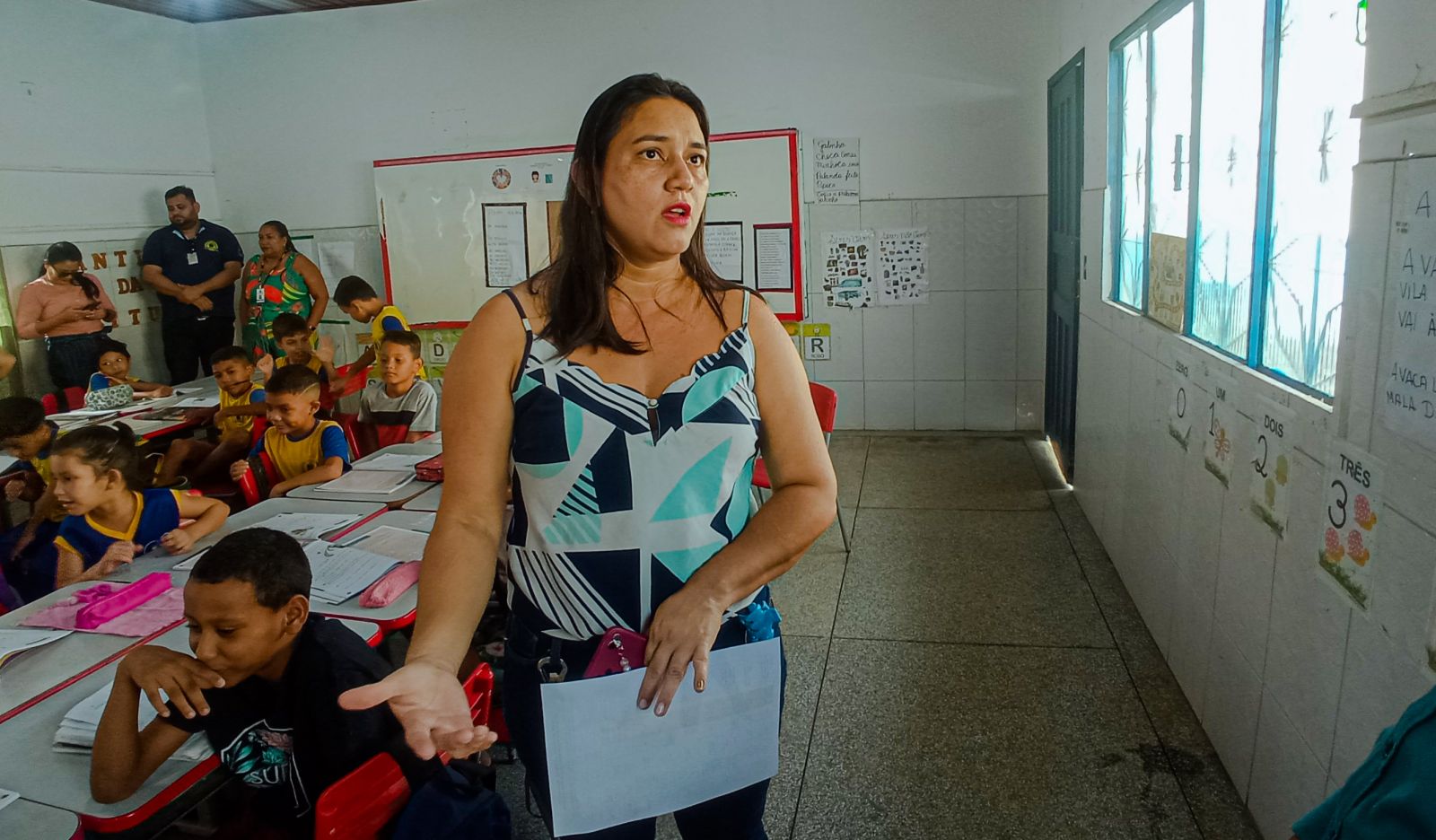 Vice-diretora da escola, Maristela Santos, diz que parceria é de suma importância