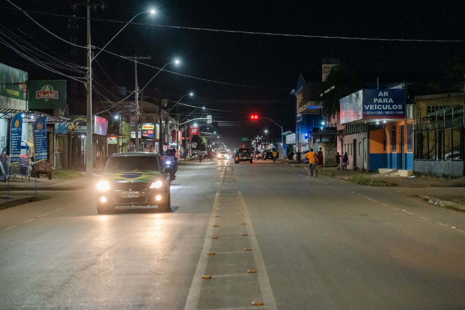 Com a avenida Mamoré mais iluminada, moradores da região tem mais segurança