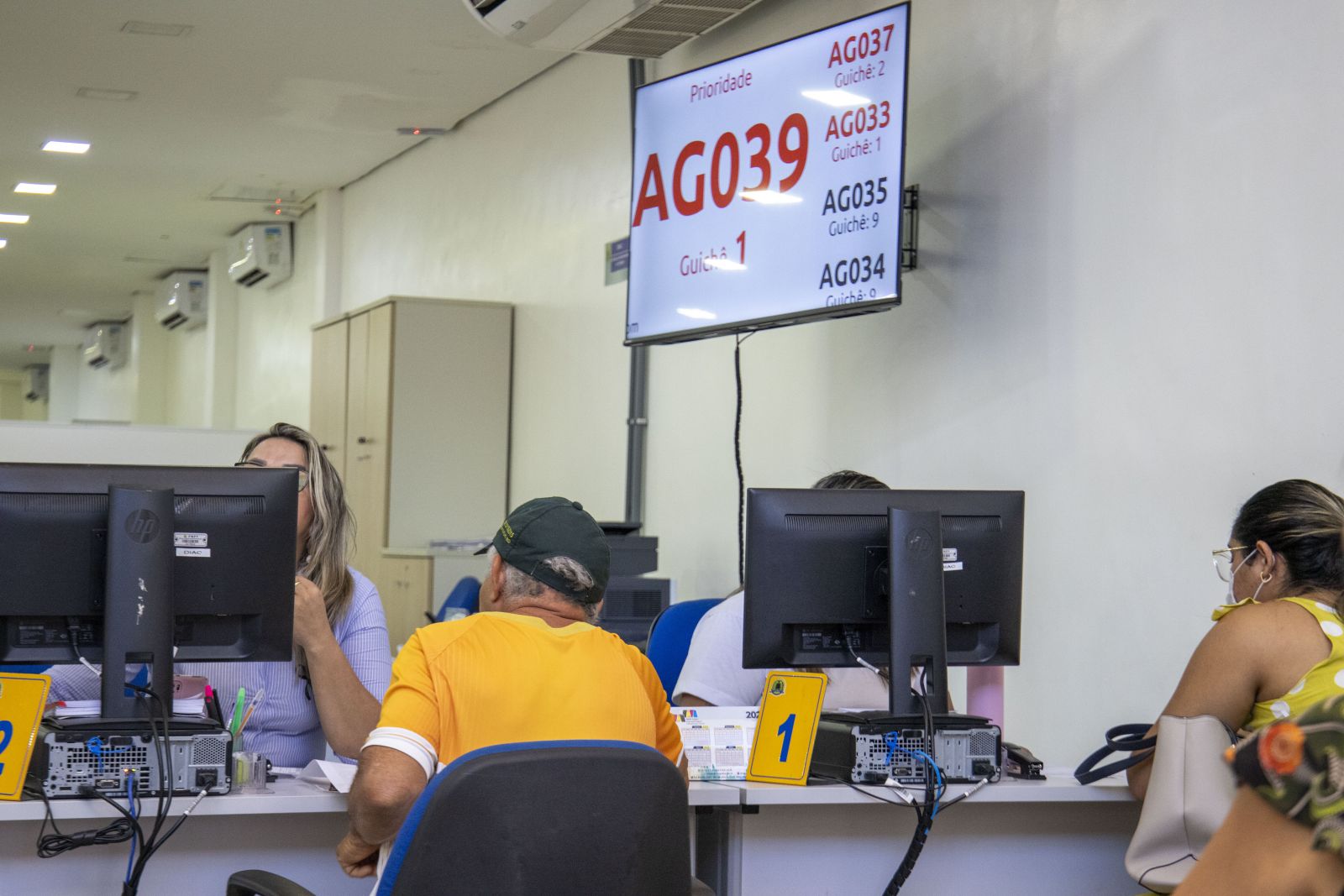 Atendimento presencial é das 8h às 14h