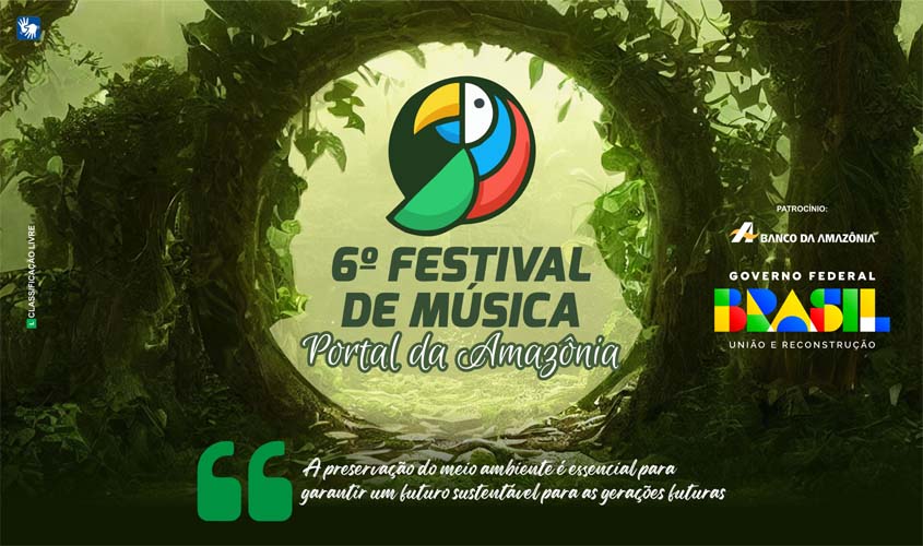 6° Festival de Música Portal da Amazônia será realizado em Vilhena na próxima semana