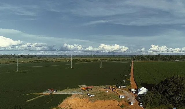 Linha de transmissão em Rondônia — Foto: Gustavo Luz/Rede Amazônica