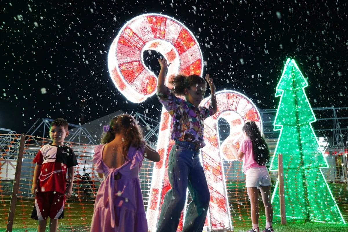 Natal Luz transformou o Parque da Cidade em um espaço de convivência e encantamento