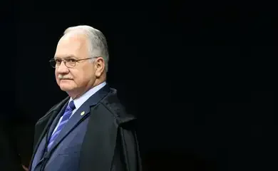 Brasília - O ministro Luiz Edson Fachin participa de sessão da segunda turma do Supremo Tribunal Federal.(Marcelo Camargo/Agência Brasil)