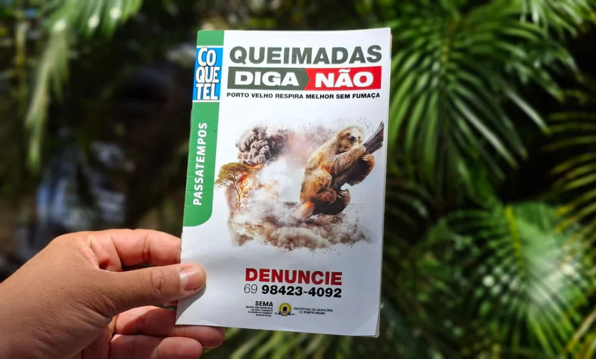 Material será entregue nas escolas e durante intervenções promovidas pela equipe de educação ambiental da Sema