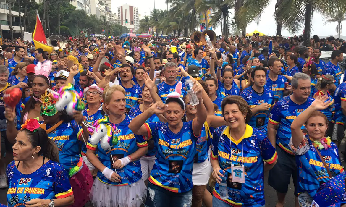 Carnaval 2024 - Bloco Banda de Ipanema - Banda de Ipanema agita ruas de Ipanema no carnaval. Foto: Sonia Toledo/Divulgação