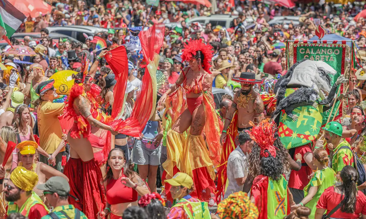 Brasília (DF), 17/02/2026 -Carnaval de rua no Bloco Calango Careta.
Foto: Joédson Alves/Agência Brasil