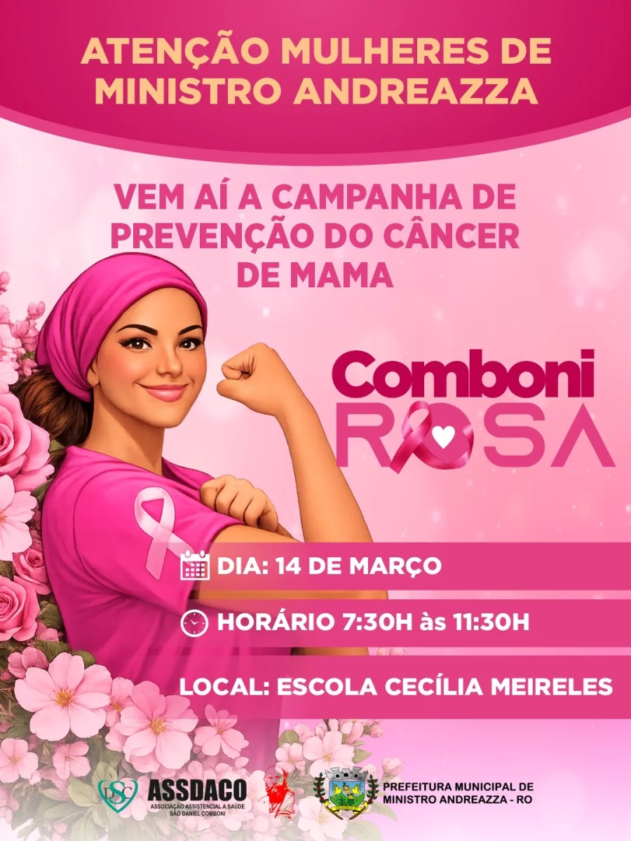 Adasco | prevenção câncer | Ministro Andreazza