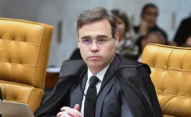 29/05/2023 - Brasília - Sessão extraordinária do STF. 20/10/2022 Ministro André Mendonça participa da sessão extraordinária do STF. Foto: Carlos Moura/SCO/STF
