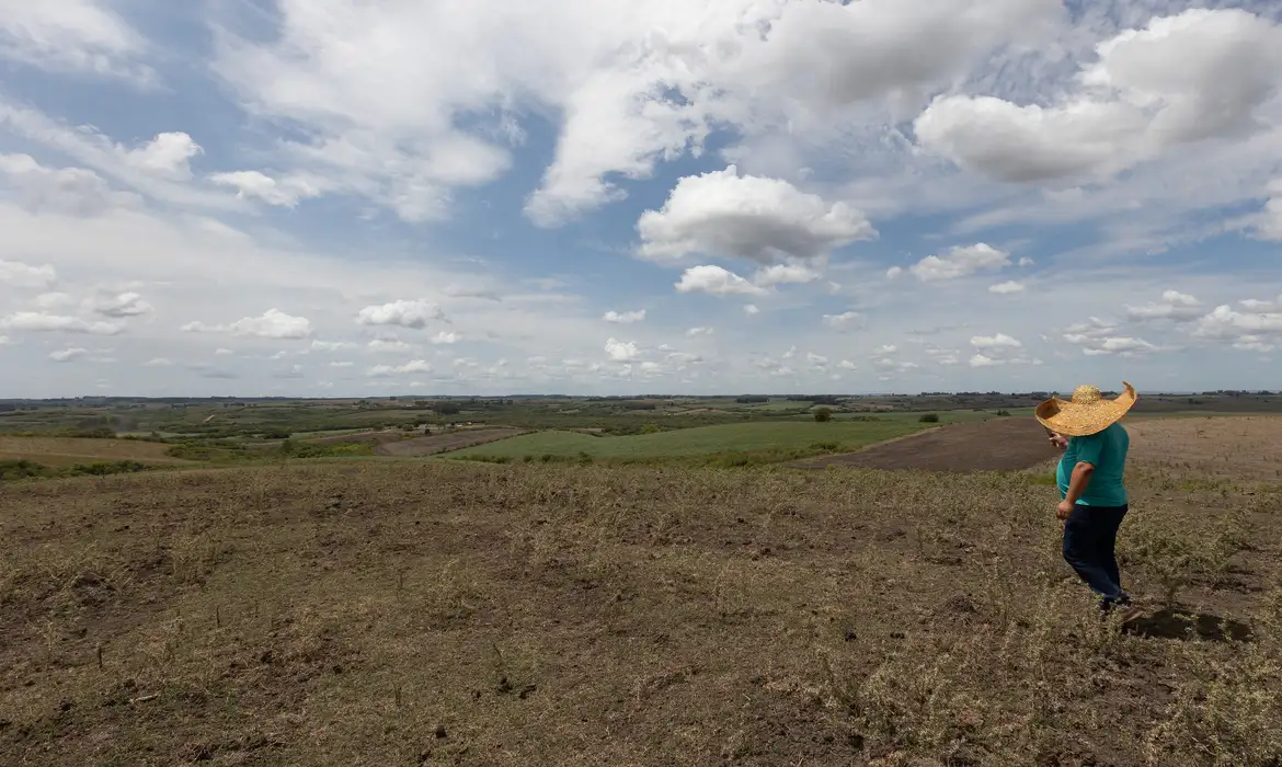 Bagé (RS), 23/02/2023 - Area de região afetada pela estiagem no Rio Grande do Sul. O governo federal deve oficializar medidas para enfrentamento da seca que atinge os municípios gaúchos. 