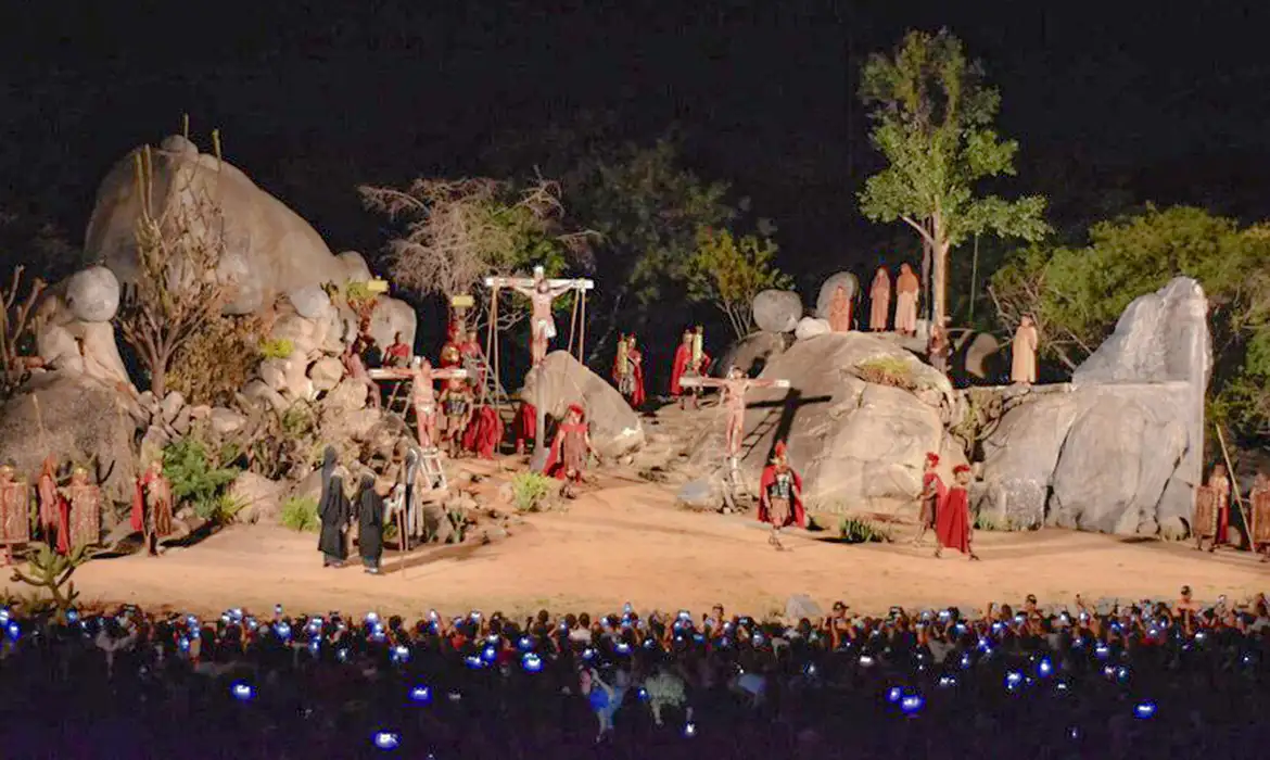 Brasília (DF),  30/03/2026 - Paixão de Cristo em Nova Jerusalém (PE). 
Foto: Paixão de Cristo em Nova Jerusalém/Divulgação