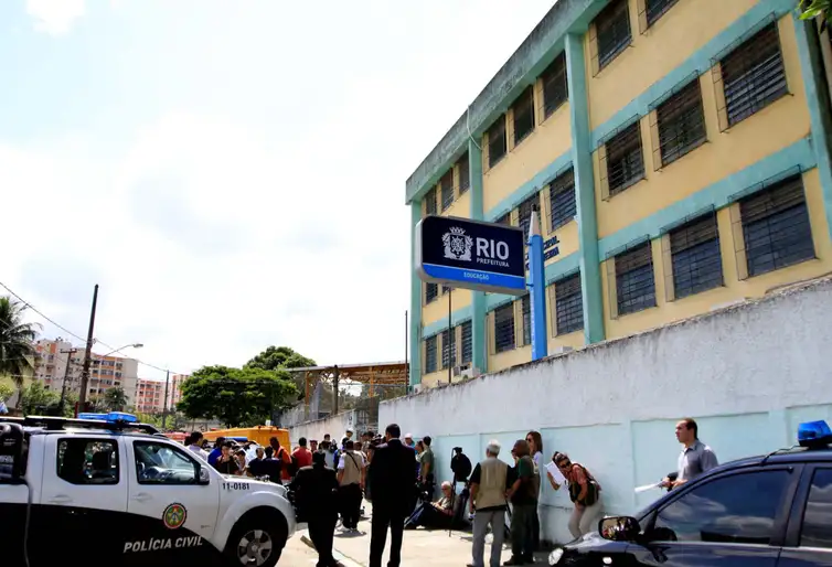 Escola Municipal Tasso da Silveira, em Realengo; Foto/Shana Reis 