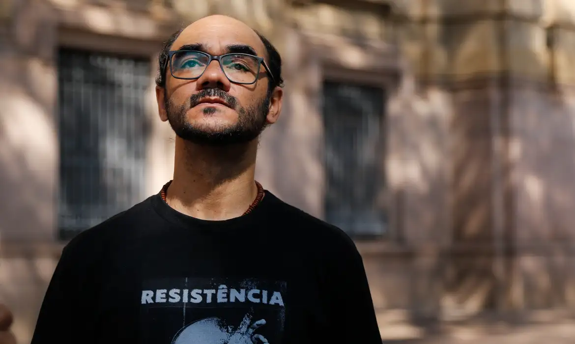 São Paulo (SP), 29/03/2023 - O novo julgamento do caso do fotógrafo Sérgio Silva, que perdeu a visão ao ser alvejado por bala de borracha num protesto em 2013, é adiado no Tribunal de Justiça de São Paulo.  Foto: Fernando Frazão/Agência Brasil
