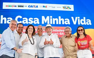 Brasília (DF), 14/05/2026 - 14.05.2026 - Presidente da República, Luiz Inácio Lula da Silva, durante anúncio de entrega de unidades habitacionais do Residencial Verdes Horizontes I e II, do Programa Minha Casa Minha Vida, na Avenida Industrial Urbano, S/N – Ponto Certo, Camaçari - BA.
Foto: SEAUD/PR