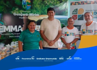 Sistema Fecomércio RO na Cidade arrecada mais de 1,1 tonelada de alimentos e meia tonelada de recicláveis para a Associação Nova Vida em Guajará-Mirim