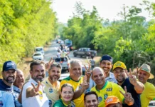 Marcos Rogério e vice de Flávio Bolsonaro mobilizam multidões pelo interior de Rondônia