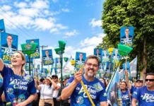 A vassoura que simboliza uma campanha vitoriosa