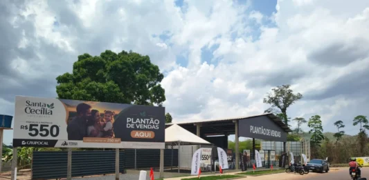 Loteamento Santa Cecília abre estande para visitação neste feriadão em Cacoal